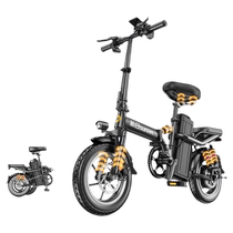 (Bee Surprise Society) Xinri Electric Bicycle Folding Bike Small Ultra-light Portable Driving Adult Battery Bike