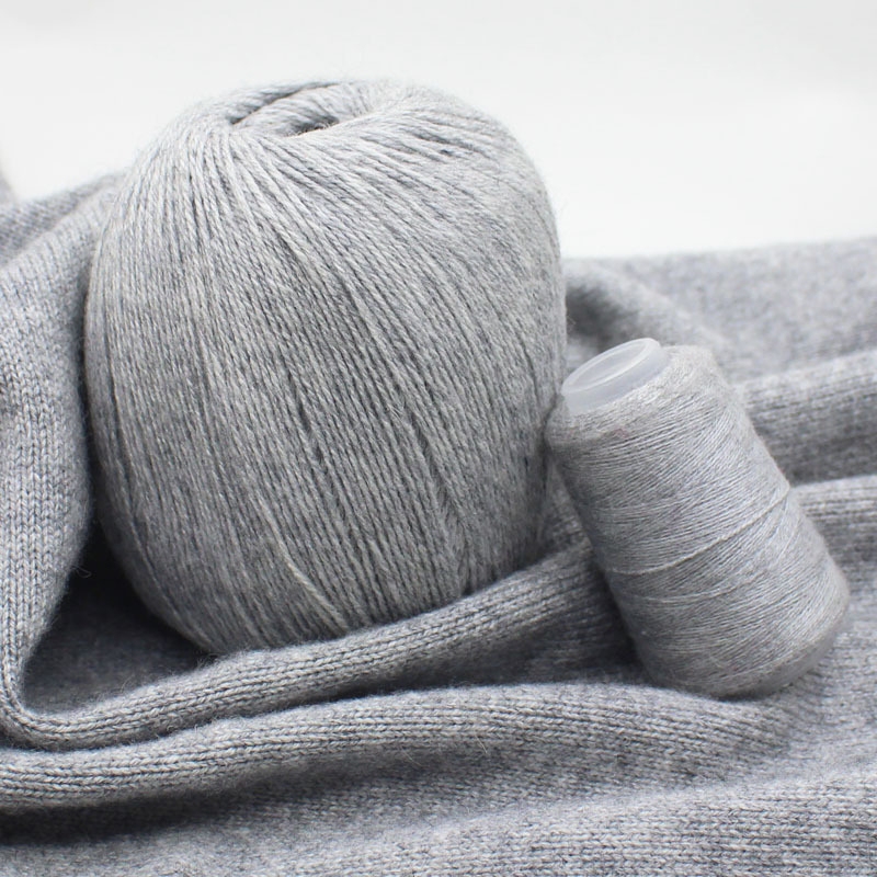 Cashmere Yarn for Hand Knitting, Fine Wool Yarn, 3-Ply Shrink-Resistant Yarn for Scarves, Hats, and Coats, Soft and Skin-Friendly Baby Yarn Cashmere Yarn for Hand Knitting, Fine Wool Yarn, 3-Ply Shrink-Resistant Yarn for Scarves, Hats, and Coats, Soft and Skin-Friendly Baby Yarn