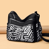 莫黛薇 Нейлоновая вместительная и большая сумка на одно плечо для отдыха для выхода на улицу, ткань оксфорд