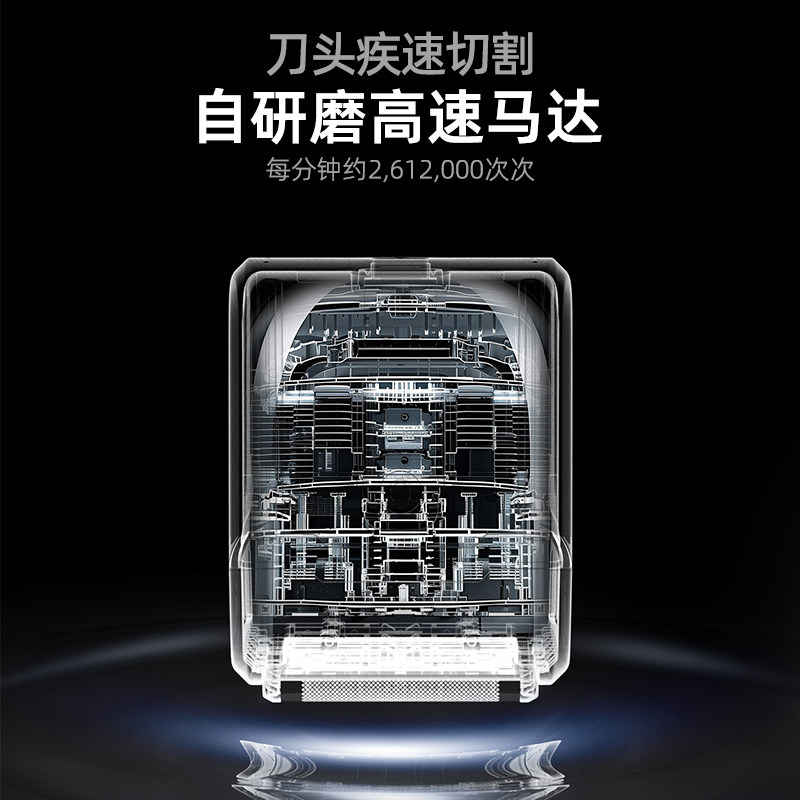 Shanggu small square box shaver reciprocating five-blade electric portable mini beard shaver birthday gift