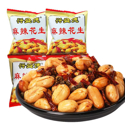 兴盛德麻辣花生开封特产五香味好果仁小零食食品小包装藤椒袋装