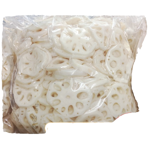湖北特产新鲜清水莲藕片2500g凉拌麻辣烫串食材商用脆藕藕夹卤菜