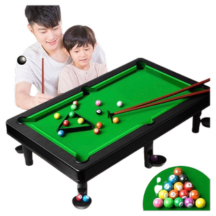 儿童益智台球桌面玩具3-12岁男孩家用迷你桌球台桌面小型室内桌游