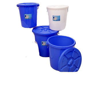 加厚食品级塑料大白桶家用储水桶带盖大水桶酿酒发酵桶大胶桶圆形