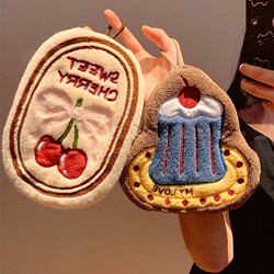 Hand towel hanging cute Hit Style towel 2025 Deodorizing Filter quick-drying kitchen bathroom absorbent thickened wipe handkerchief