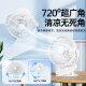 2025新款静音夹式小风扇usb桌面办公室充电款超长续航迷你便携式随身车载婴儿电风扇大风力