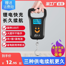 Весы-подвесы 迷你弹簧手提电子秤商用便携式小型高精度家用50kg快递称小秤买菜