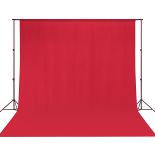 摄影红色背景布网红拍摄人像吸光布纯红色加厚照相证件布摄影红布