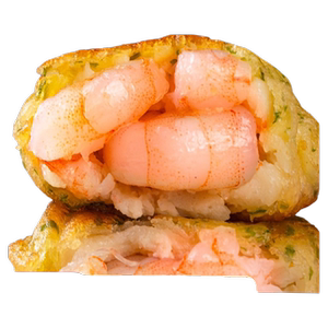 海苔虾仁饼鲜虾饼半成品冷冻虾仁饼章鱼饼儿童早餐空气炸锅速食
