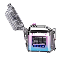 Double arc rechargeable lighter delivery boyfriend upscale creative personality wave mens new pulse ignitor windproof