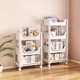 Japanese bookshelf shelf household simple multi-layer toy storage reading mobile shelf