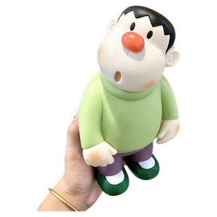 歪头胖虎大手办卡通桌面小摆件玩偶玩具生日礼物男生女生乌龟新年