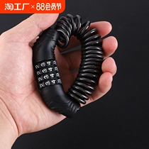 Mountain bike password lock helmet lock motorcycle anti-theft portable lock electric vehicle mini chain lock bicycle lock