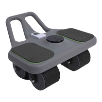 Abdominal wheel automatic rebound 2024 new slim belly artifact abdominal curling machine four-wheel mens fitness training exercise