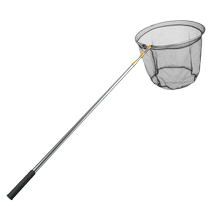 Stainless steel fishing net rod telescopic rod fishing net operating net head copy fishing rod fishing net folding net bag fishing gear set