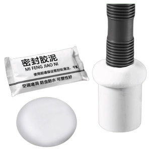 空调洞密封胶泥白色堵塞补墙填充下水管道防水防反臭堵洞神器安装