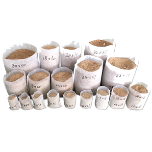 无纺布植树袋美植袋批发营养钵白色花盆苗圃种植袋可降解厚育苗袋