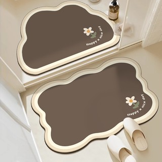 浴室地垫吸水卫生间硅藻泥防滑软垫洗手间厨房脚垫子门口厕所地毯