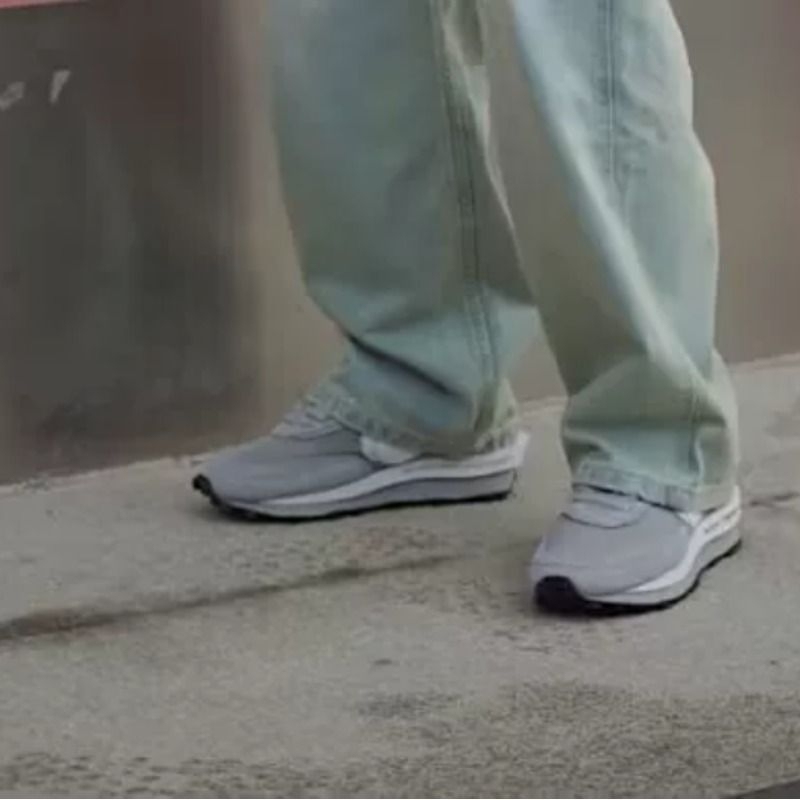 In-Stock Sacai X Ldwaffle Og Collaboration Deconstructed Low-Top Versatile Casual Shoes Unisex Sports Running Shoes