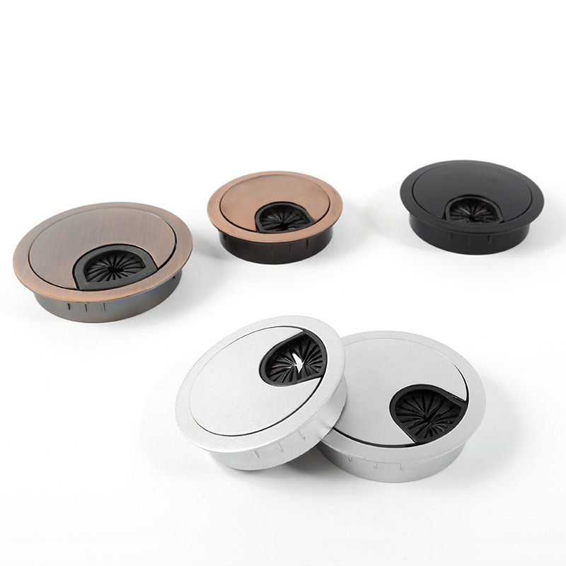 [USD 6.14] Computer Desk Wire Hole Cover Desktop Wiring Box Closure