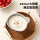 304 food grade stainless steel special rice bowl for household children for eating bowl for double ear bowl thickened drop-resistant anti-scalding supplementary food bowl