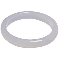 Natural ice type high ice agate bracelet white moonlight bracelet for women jade chalcedony lychee jelly bracelet jade bracelet ice transparent