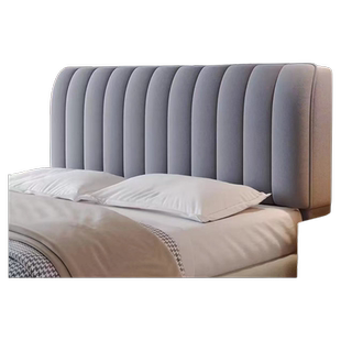 弧形床头罩套软包床头套欧式木床靠背罩防尘罩木头全包防撞新款