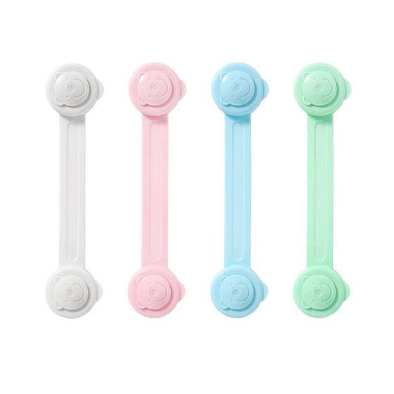 抽屉锁婴儿童安全锁柜门婴儿柜子冰箱锁安全锁扣防夹手固定开门