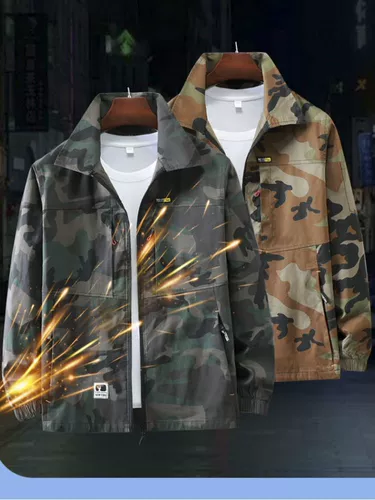 Эластичный камуфляжный комплект, тонкий хлопковый износостойкий комбинезон, рабочая одежда