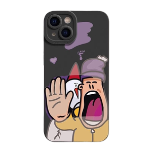 擦玻璃iPhone15手机壳苹果14pro max新款xr保护套mini男女全包xs有趣se3/2个性13创意12搞怪11防摔7/8plus