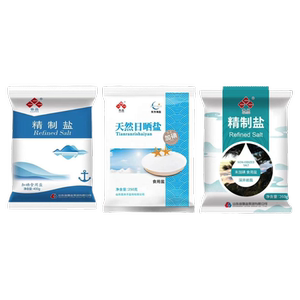 鲁晶加碘精制盐400g+鲁晶无碘食盐260g+天然日晒盐250g