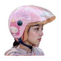Mustang childrens helmet 3C certified boys and girls electric car winter helmet battery car half helmet four seasons
