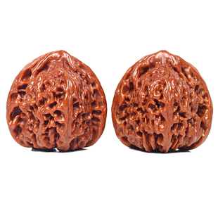 文玩核桃机刷高抛南疆石狮子头涿鹿34-46mm原色男盘手把件玉化