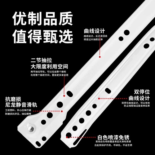 Двухместный направляющий рельс-ящик дорожка с покрытием складывания.