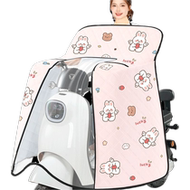 Electric vehicle windshield summer sunshade sun protection and waterproof motorcycle battery car all-season raincoat rainproof