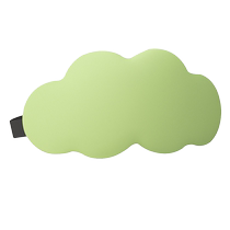 Three-dimensional cloud eye mask for sleeping lunch break 0-pressure strong light-blocking and breathable for men and women relieving eye fatigue special for sleep