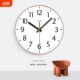 Silent clock wall clock living room 2026 new home fashion simple modern light luxury golden silent clock watch