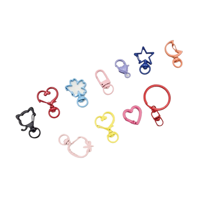 糖果彩色金属钥匙扣|千人收藏
