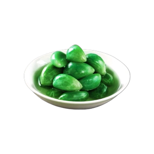 正宗山东翡翠腊八蒜醋泡大蒜绿蒜头腌制咸菜下酒菜商用下饭食材