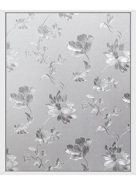 防窥浴室透光不透明玻璃贴窗花纸