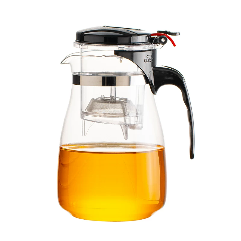 Glass tea set, filter, teapot, increased thickness