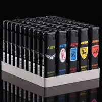 [Ветроизированный красный пламя] логотип черного автомобиля (30 установок)