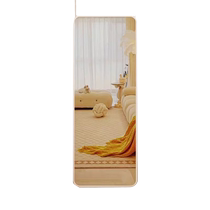 Full-length mirror behind Yueting door home wall-mounted wall-mounted glass dressing mirror student dormitory door mirror bedroom fitting mirror