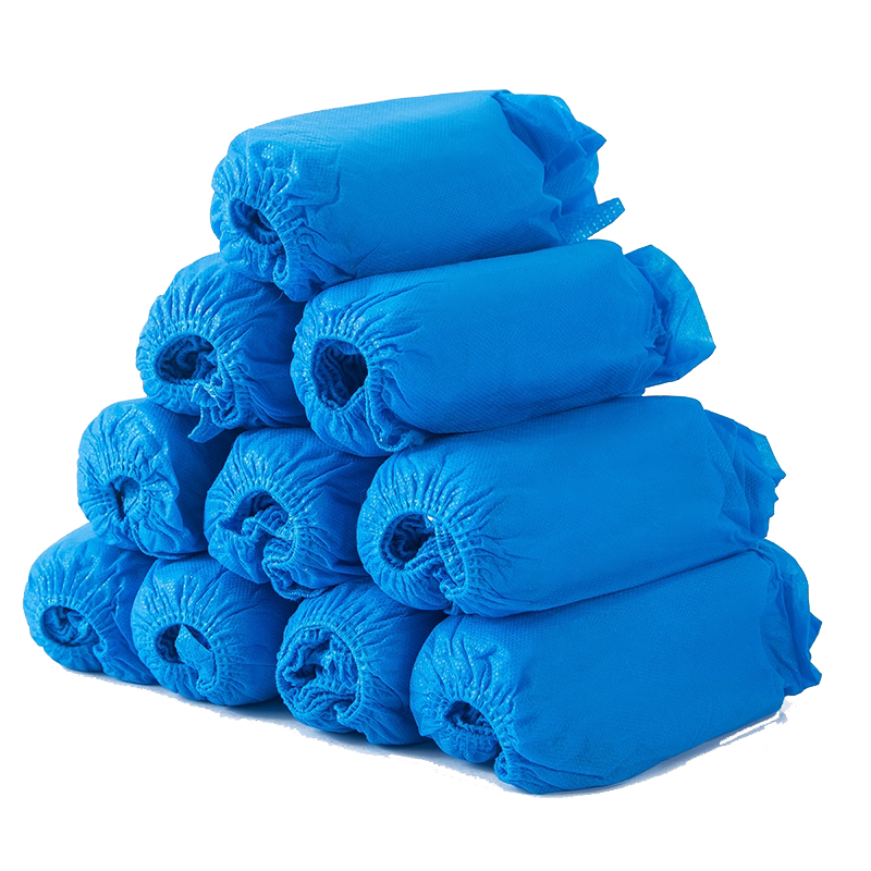 400只一次性鞋套家用室内加厚无纺布防滑耐磨防尘机房学生脚套