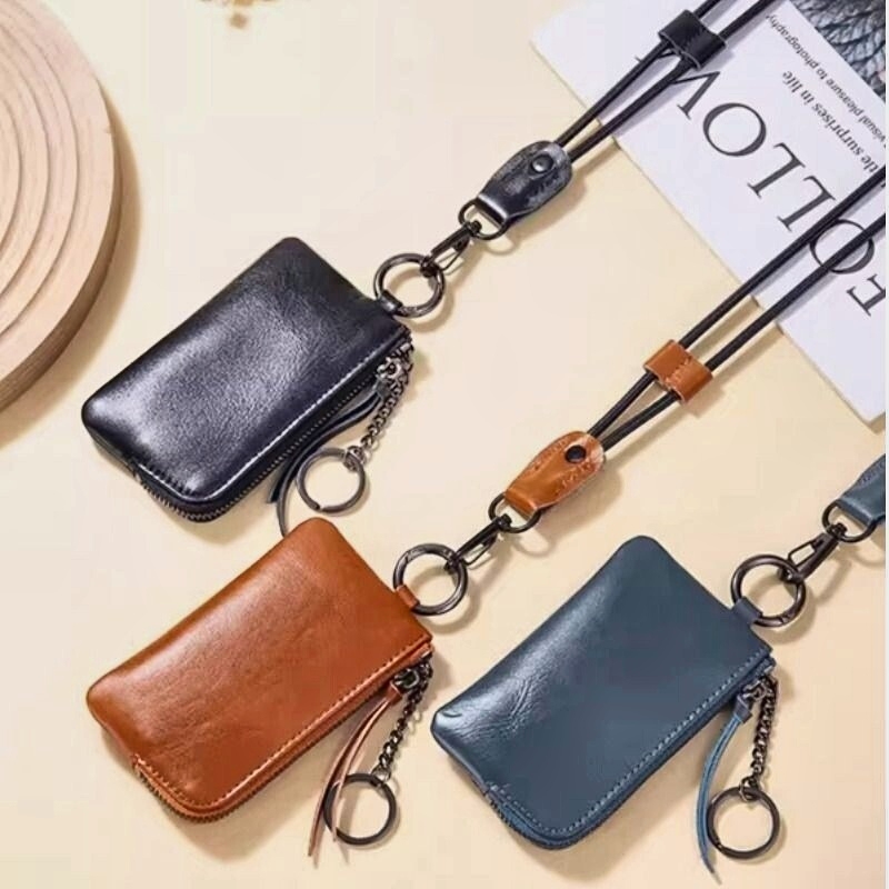 Neck-Hanging Small Bag 2026 New Model Coin Purse Card Holder Mini Wallet Earphone Pouch Black Practical Ultra-Thin Neck-Hanging Small Bag 2026 New Model Coin Purse Card Holder Mini Wallet Earphone Pouch Black Practical Ultra-Thin