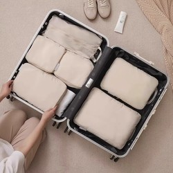 Travel clothes storage bag suitcase clothing organization portable underwear packaging bag large business trip travel storage bag