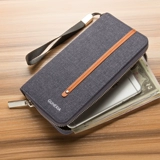 Длинный бумажник, маленькая сумка клатч с молнией, вместительная и большая универсальная сумка с петлей на руку, длина макси