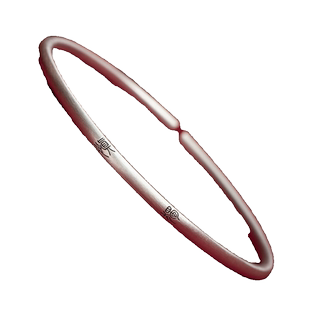 中国风细君子慎独刻字手镯女款小篆文字男女实心开口素银闺蜜手环