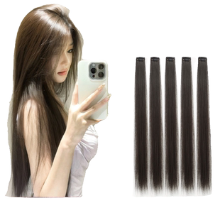 假发片小片式单卡直发增发量蓬松轻薄一片式无痕发夹发片单簇假发