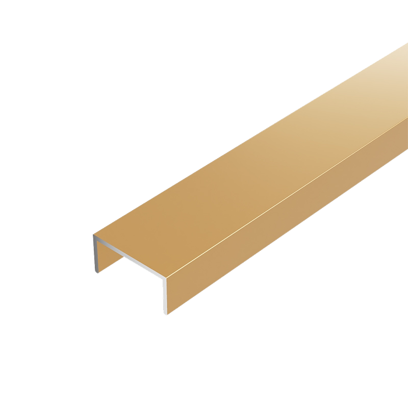 铝合金U型槽钛金条背景墙包边条吊顶金属装饰线条钛合金压边压条